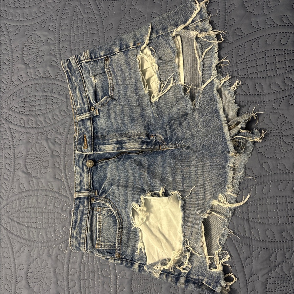 American Eagle Outfitters Blue Denim Jean Shorts